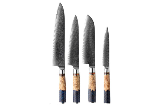 KAISHI black wood - Set van 4 stuks