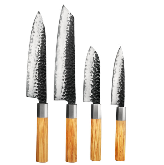 Olive wood - Set van 4 stuks