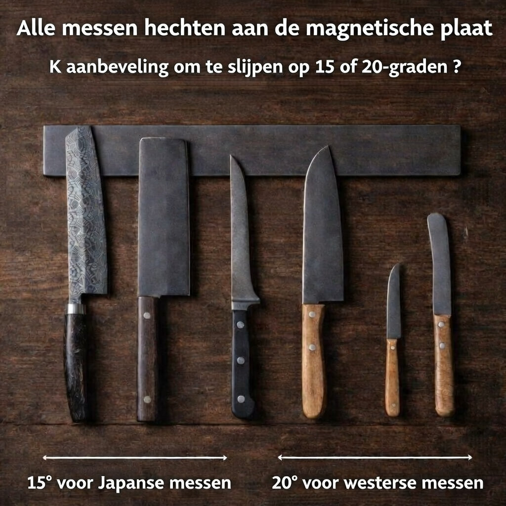 Rollende messenslijper  met magneet