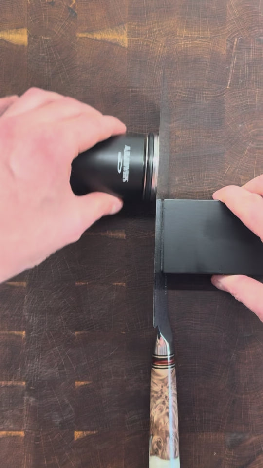 Rollende messenslijper  met magneet